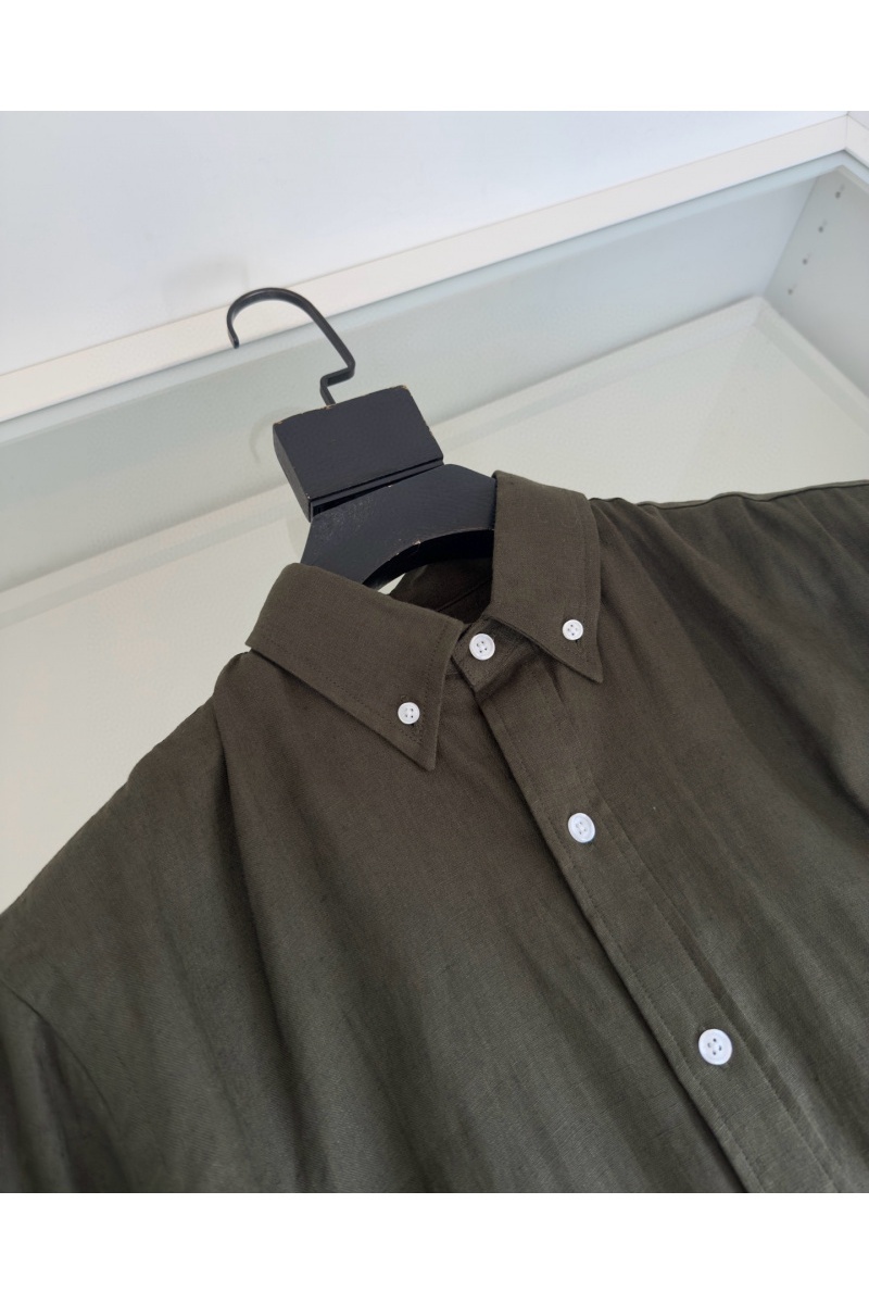 Polo Ralph Lauren Льняная рубашка pony-embroidered - Khaki