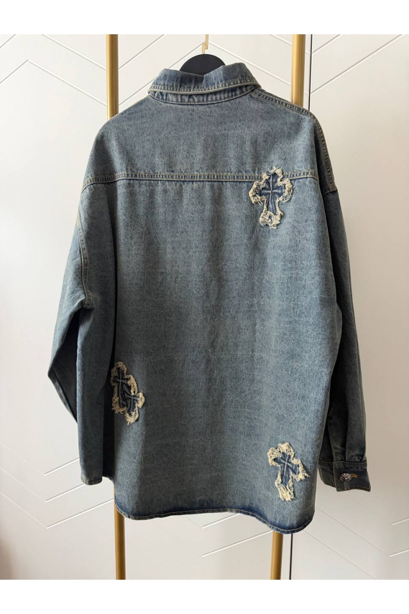 Chrome Hearts Женская джинсовая куртка premium