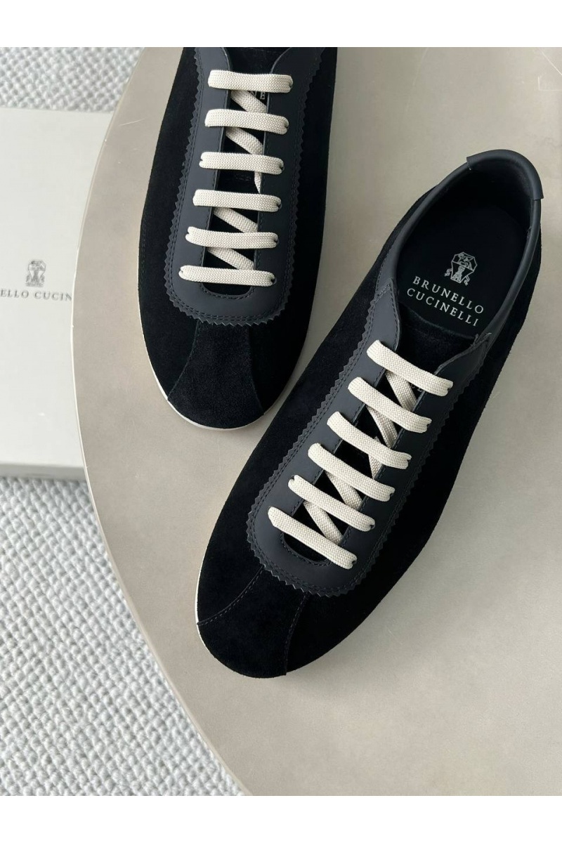 Brunеllо Сuсinеlli Замшевые кроссовки Premium - Black