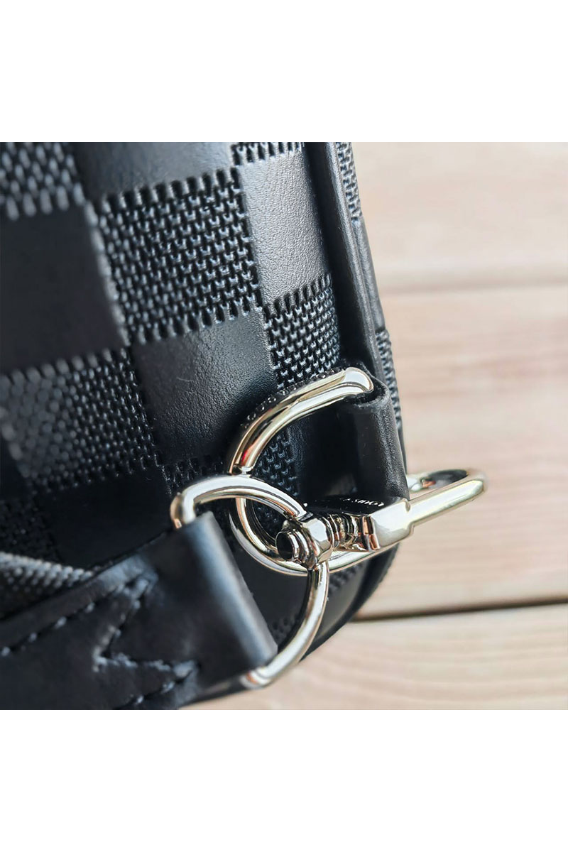 Lоuis Vuittоn Кожаная сумка Avenue Sling Damier Infini 30x18 см