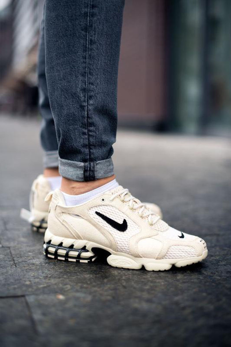 Nike Кроссовки Stussy x Zoom Spiridon Cage 2 Fossil