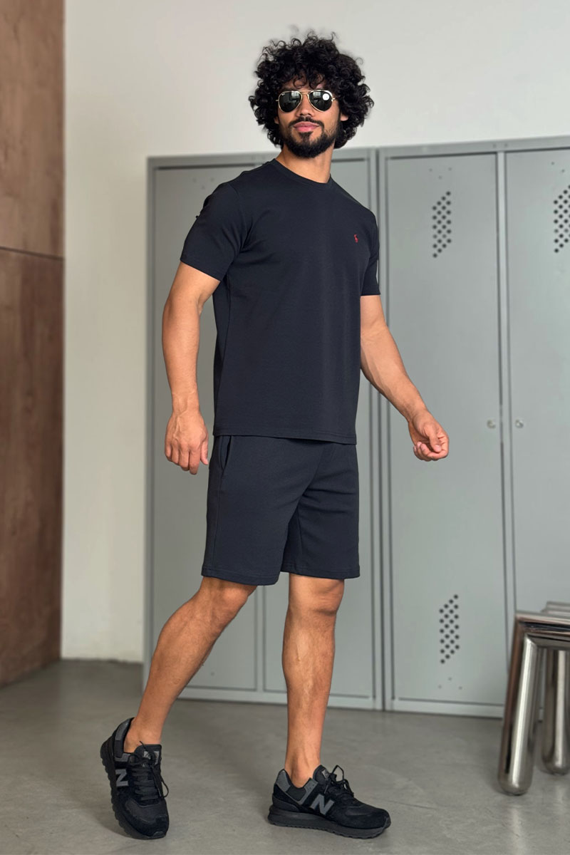 Polo Ralph Lauren Мужские тёмно-синие шорты 