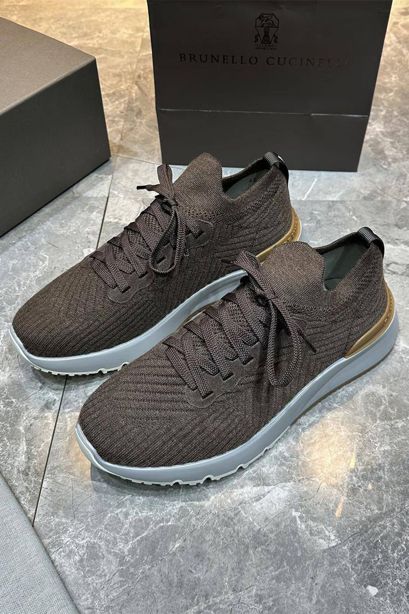 Brunеllо Сuсinеlli Мужские кроссовки knitted - Brown