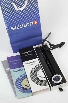 Часы Audemars Piguet x Swatch "Royal Pop" Ocho Negro premium