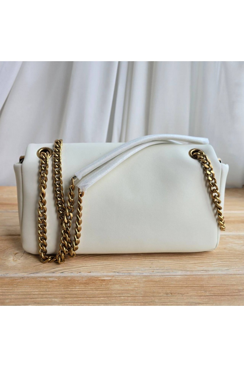 Yves Saint Laurent Кожаная сумка Calypso 24x11 см