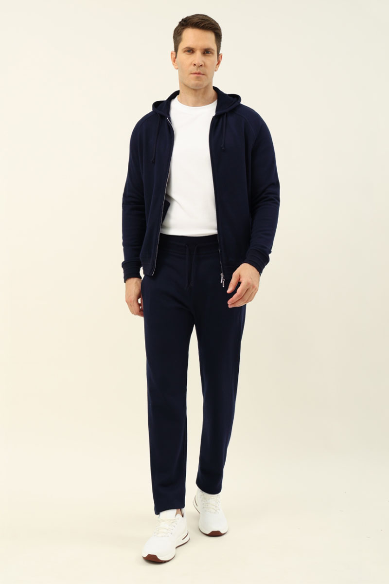 Loro Piana Тёмно-синяя кофта на молнии  premium
