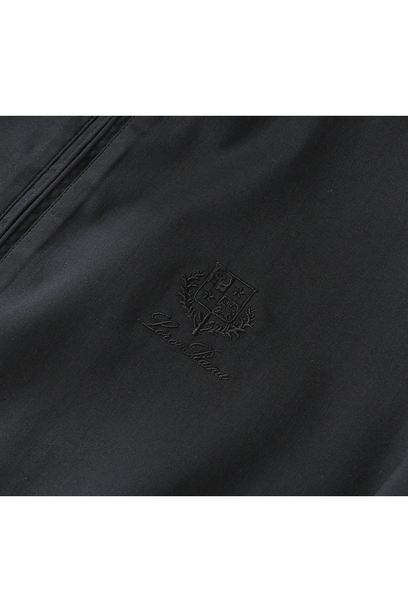 Loro Piana Мужская чёрная ветровка