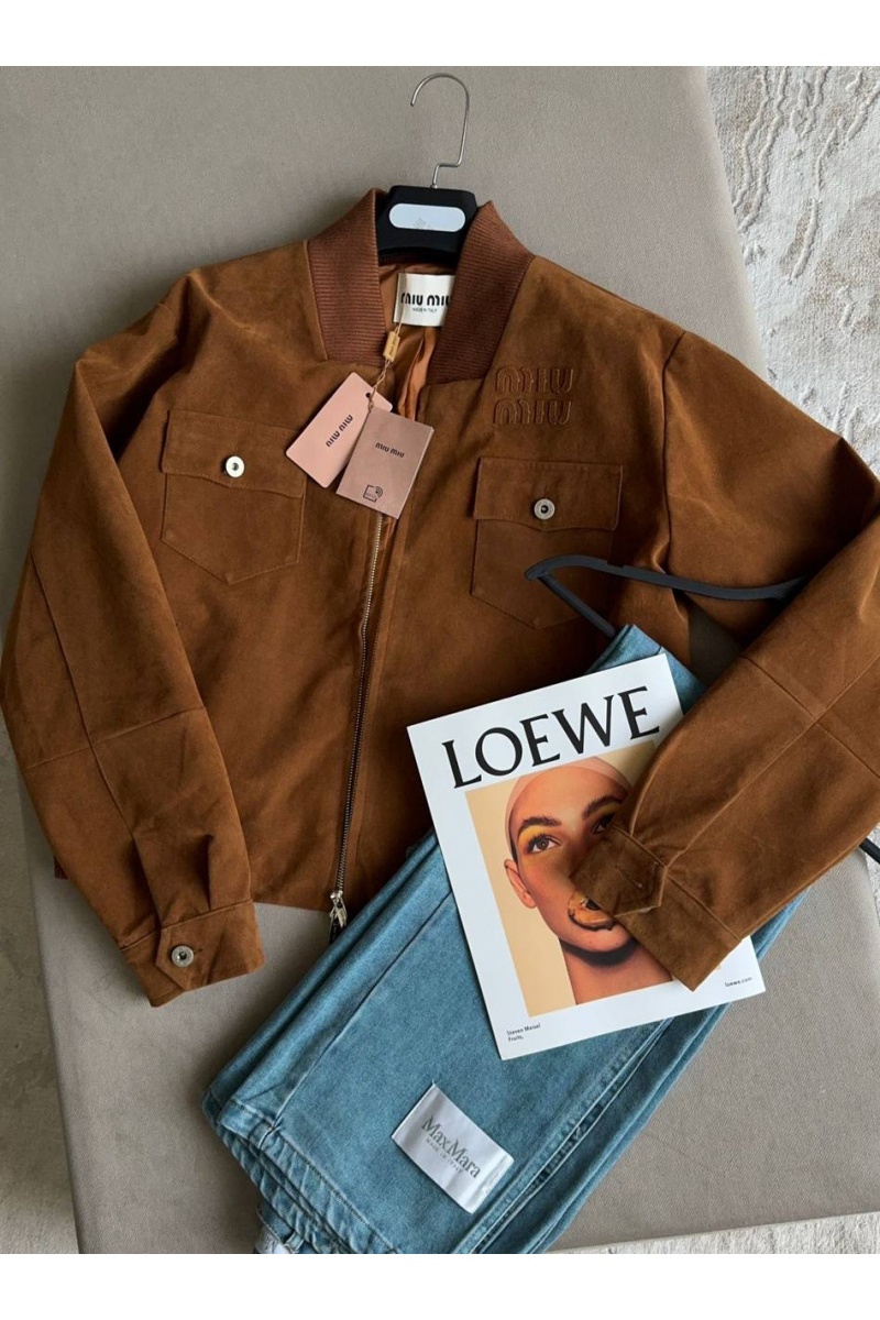 MIU MIU Женский вельветовый бомбер