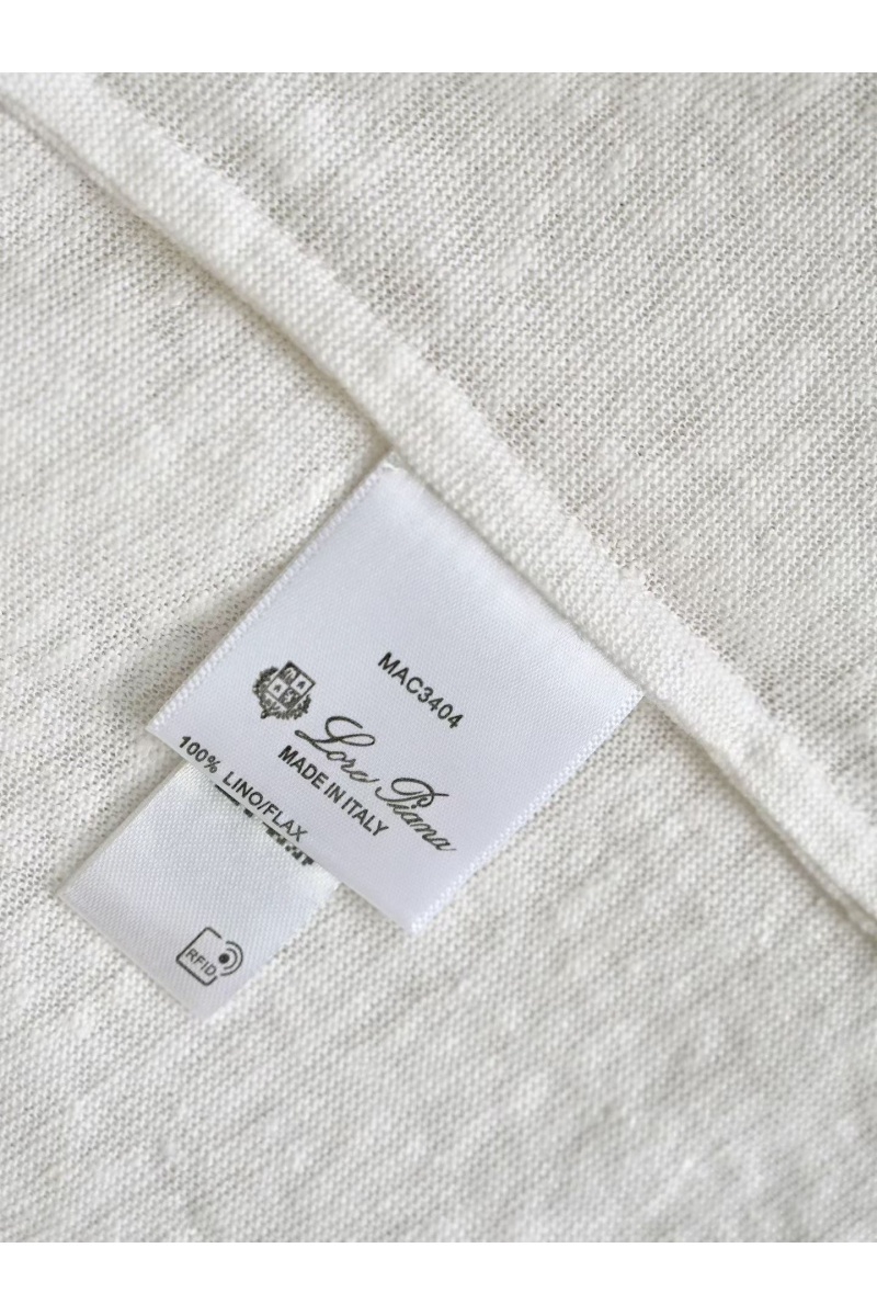 Loro Piana Мужское белое поло premium