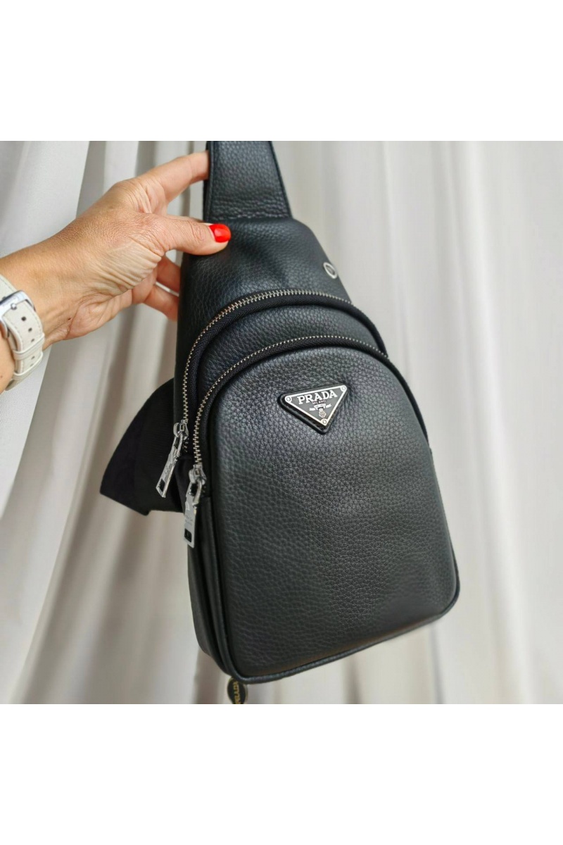 Prada Брендовая сумка Sling 27x15 см - Black