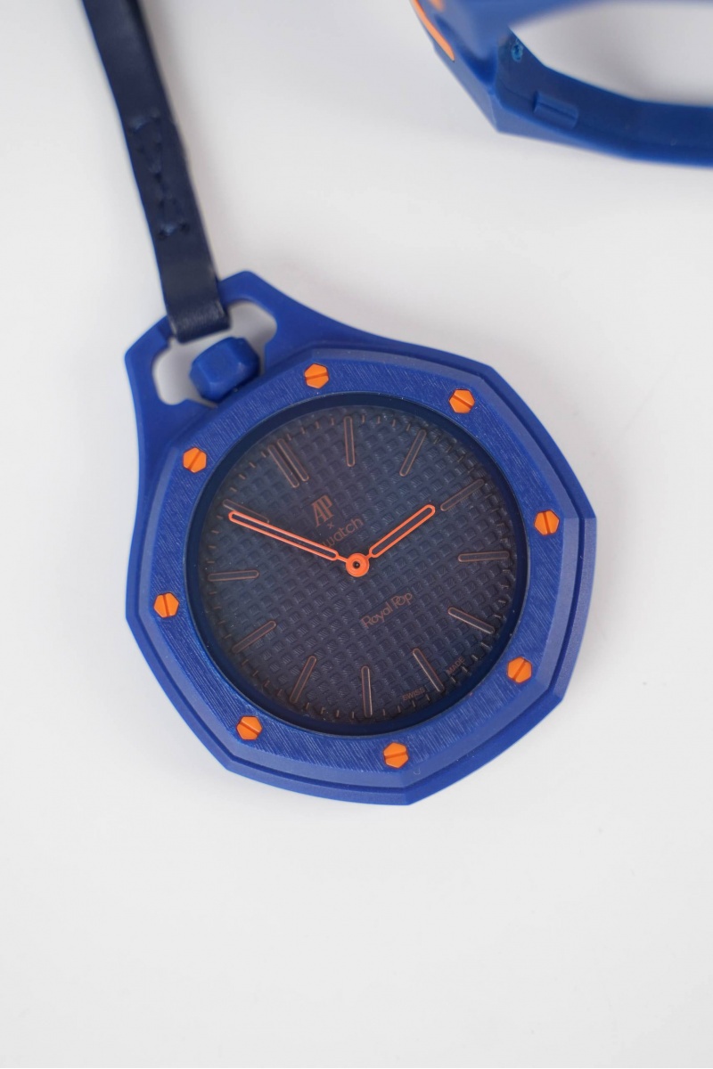 Designer Clothing Часы Audemars Piguet x Swatch "Royal Pop" Orenji Hachi premium