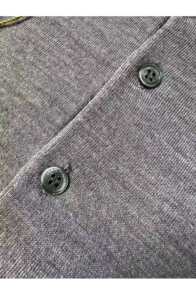 Loro Piana Поло с длинным рукавом Premium - Gray Coffee