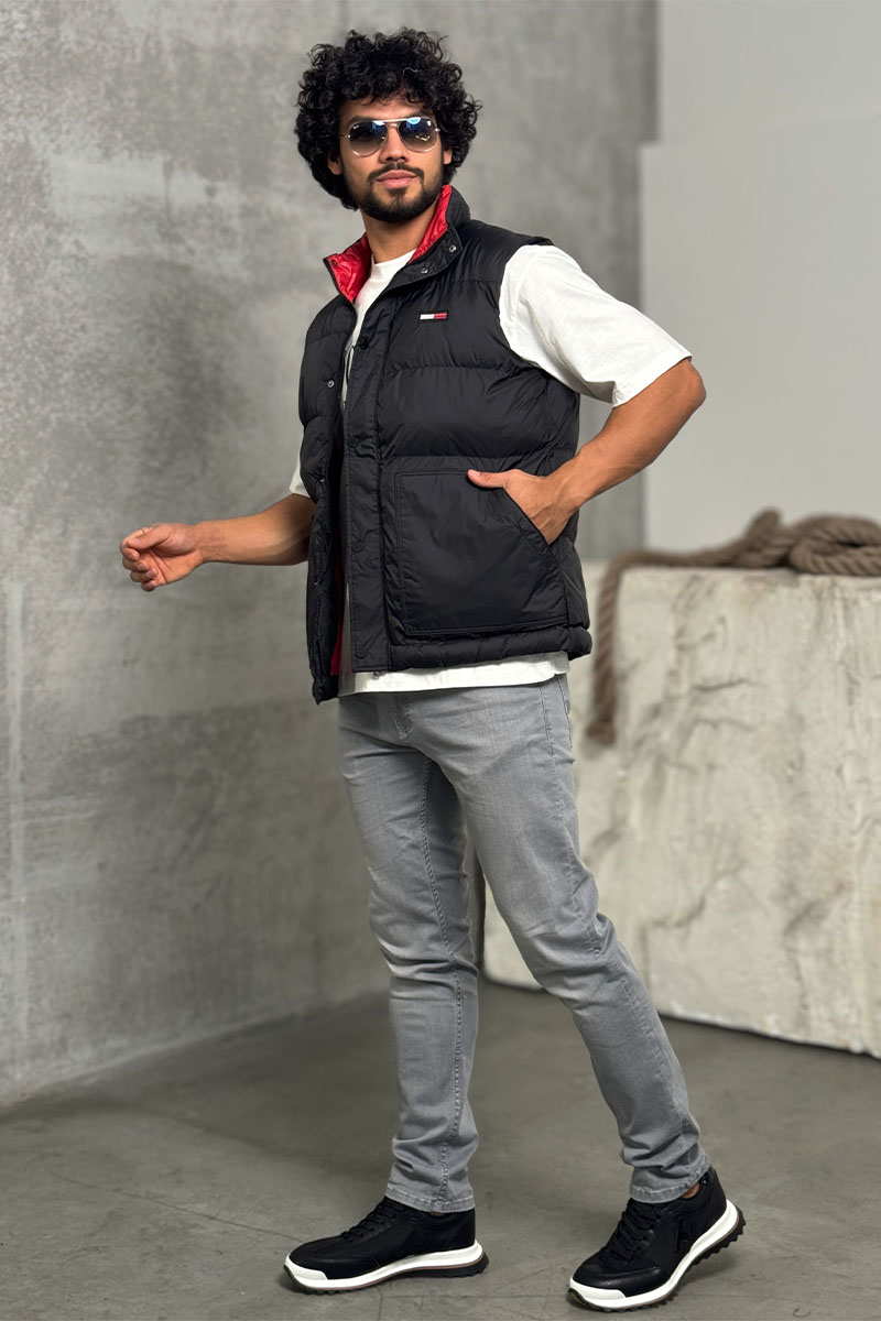 Tommy Hilfiger Мужской чёрный жилет 