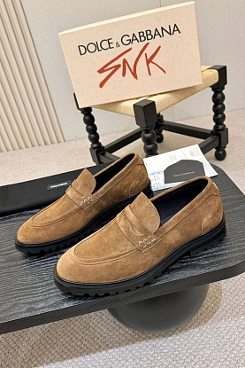 Мужские замшевые лоферы 