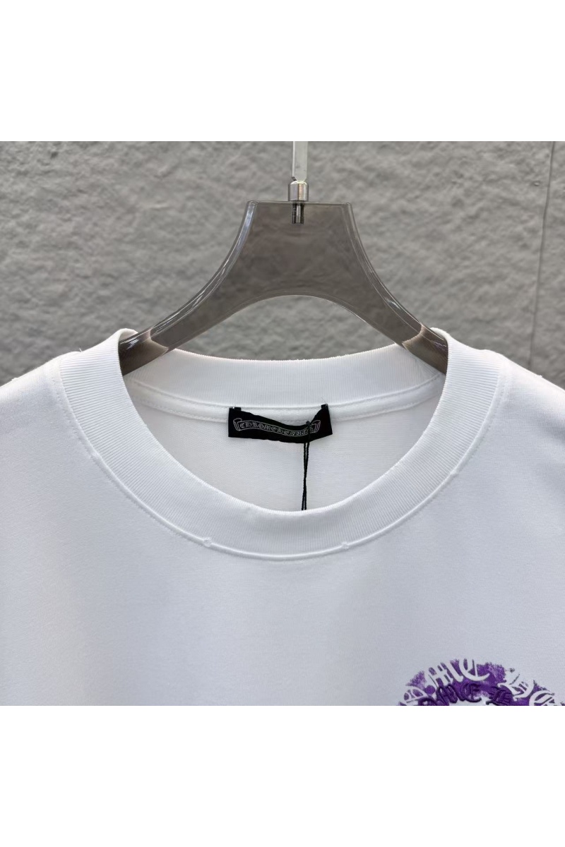 Chrome Hearts Белая оверсайз футболка premium