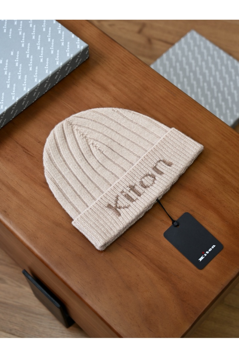 Kiton Кашемировая шапка premium - Beige