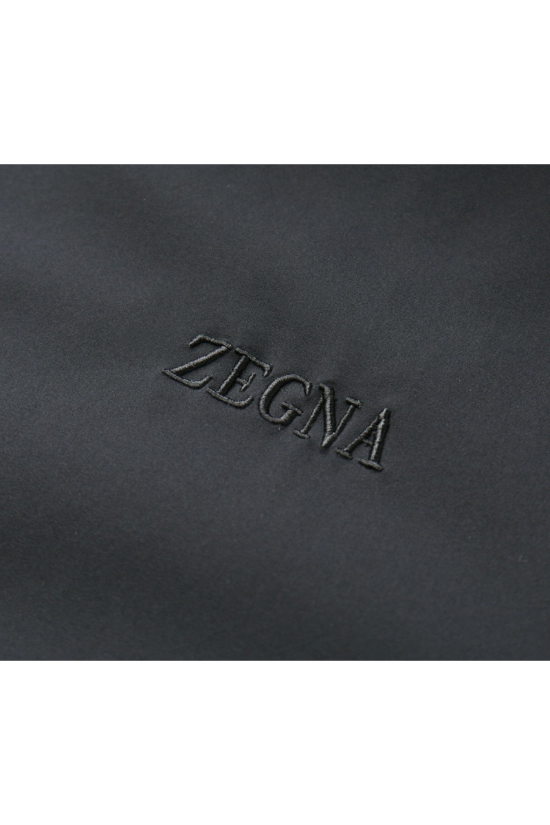 Zegna Мужская тёмно-синяя ветровка 