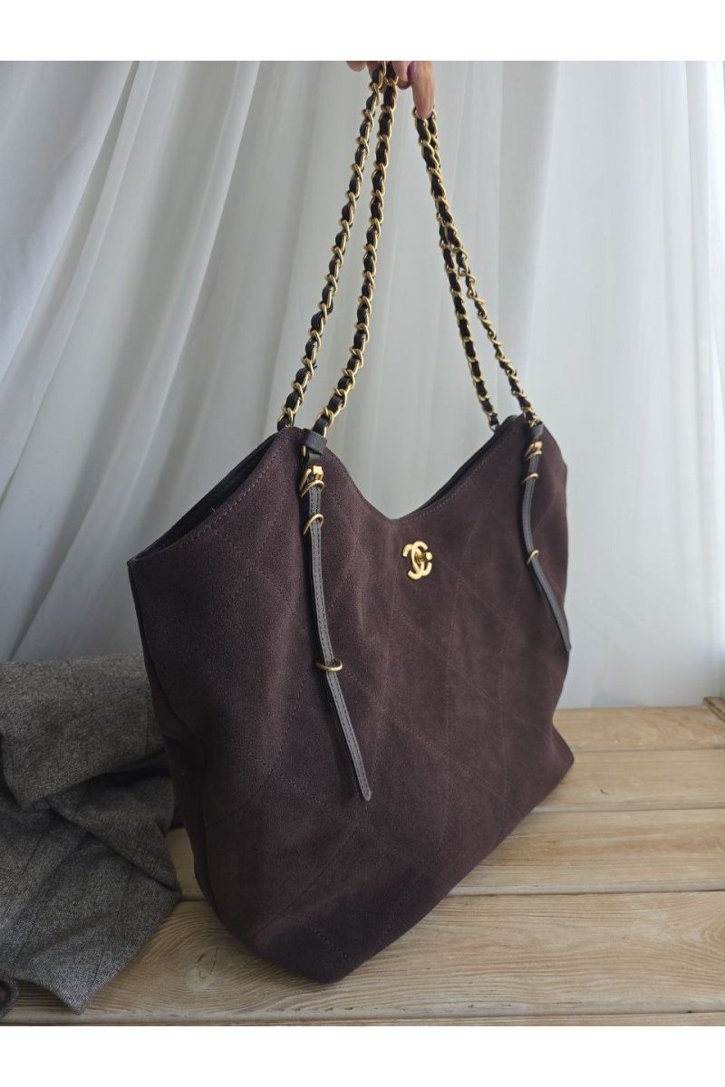 Chаnеl Замшевая сумка Maxi 44x28 см