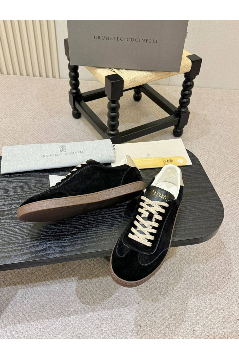 Brunеllо Сuсinеlli Замшевые кроссовки low-top - Black