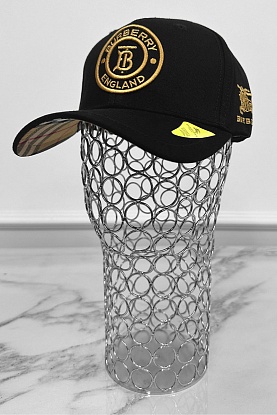 Бейсболка чёрного цвета logo-embroidered