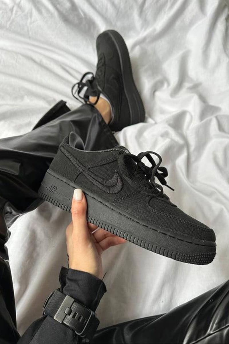 Nike Кроссовки Stussy x AF1 Low - Black