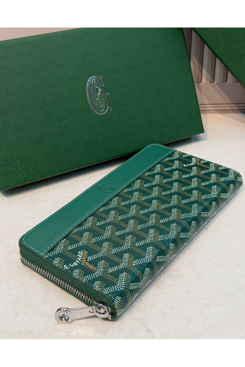 Designer Clothing Кожаное портмоне Goyard Matignon GM premium 20x11x2.3 см