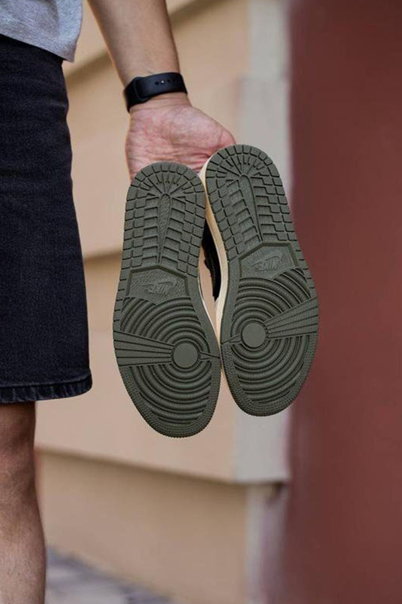 Nike Кроссовки Travis Scott x AJ1 Low OG "Olive" Premium