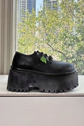 Женские кожаные ботинки Strike Platform Derby premium