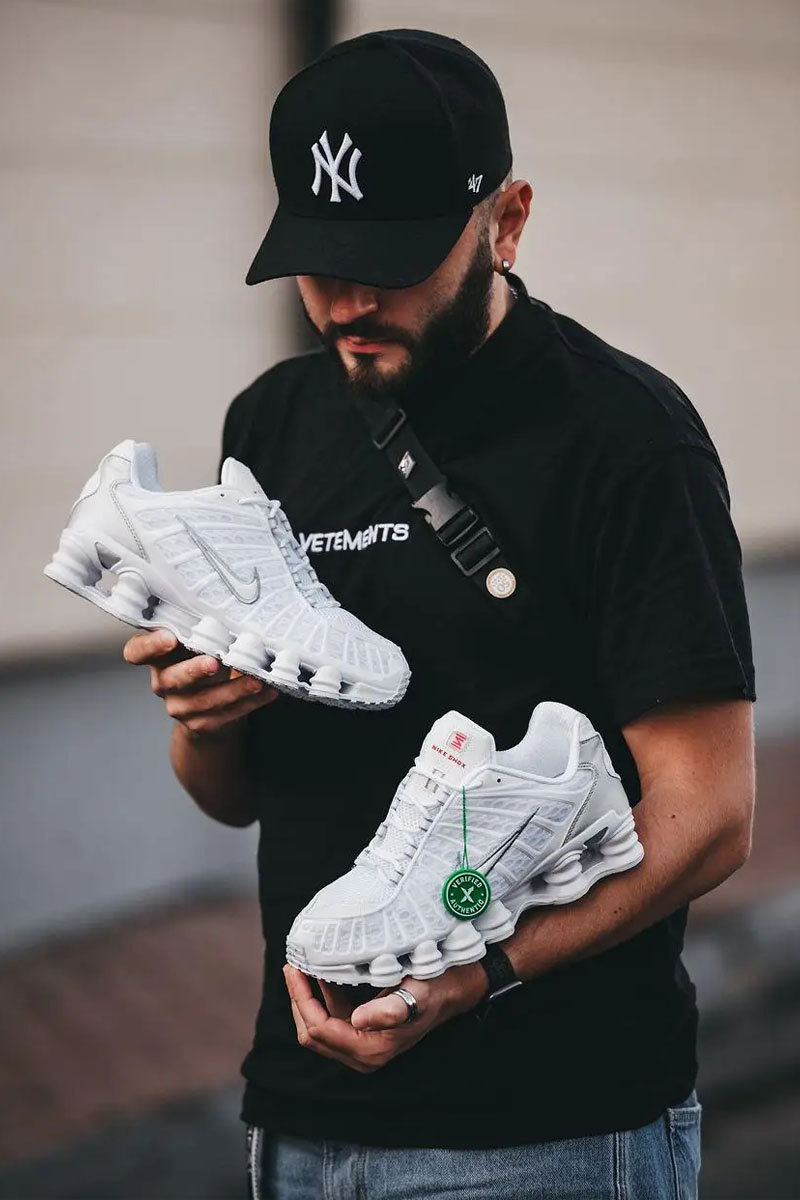Nike Кроссовки Shox TL - White