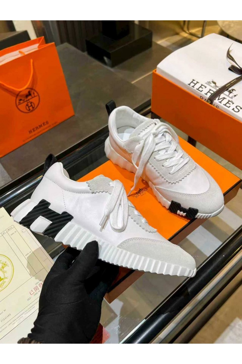 Hermes Женские комбинированные кроссовки Bouncing premium