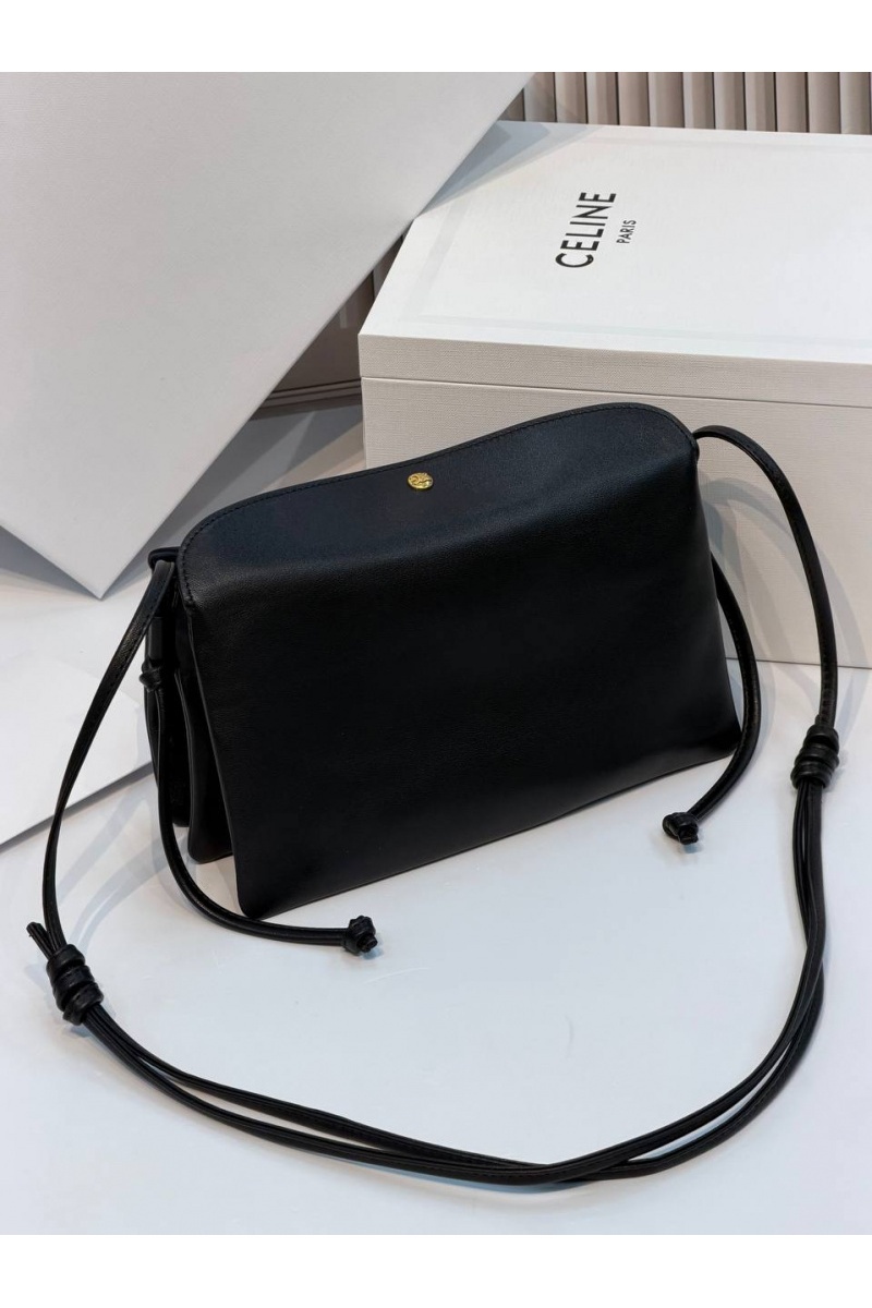 Celine Кожаная сумка Trio Flap premium 22.5x13x3.5 см