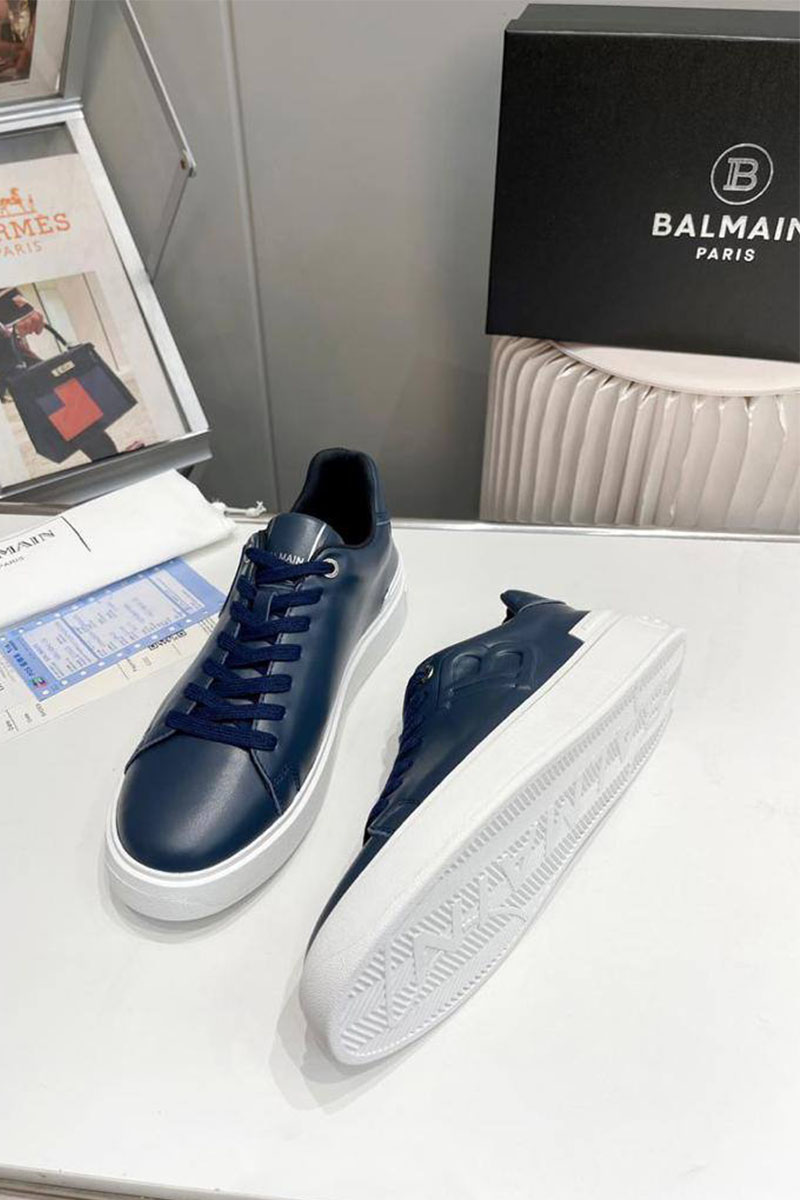 Balmain Мужские кожаные кроссовки B-Court