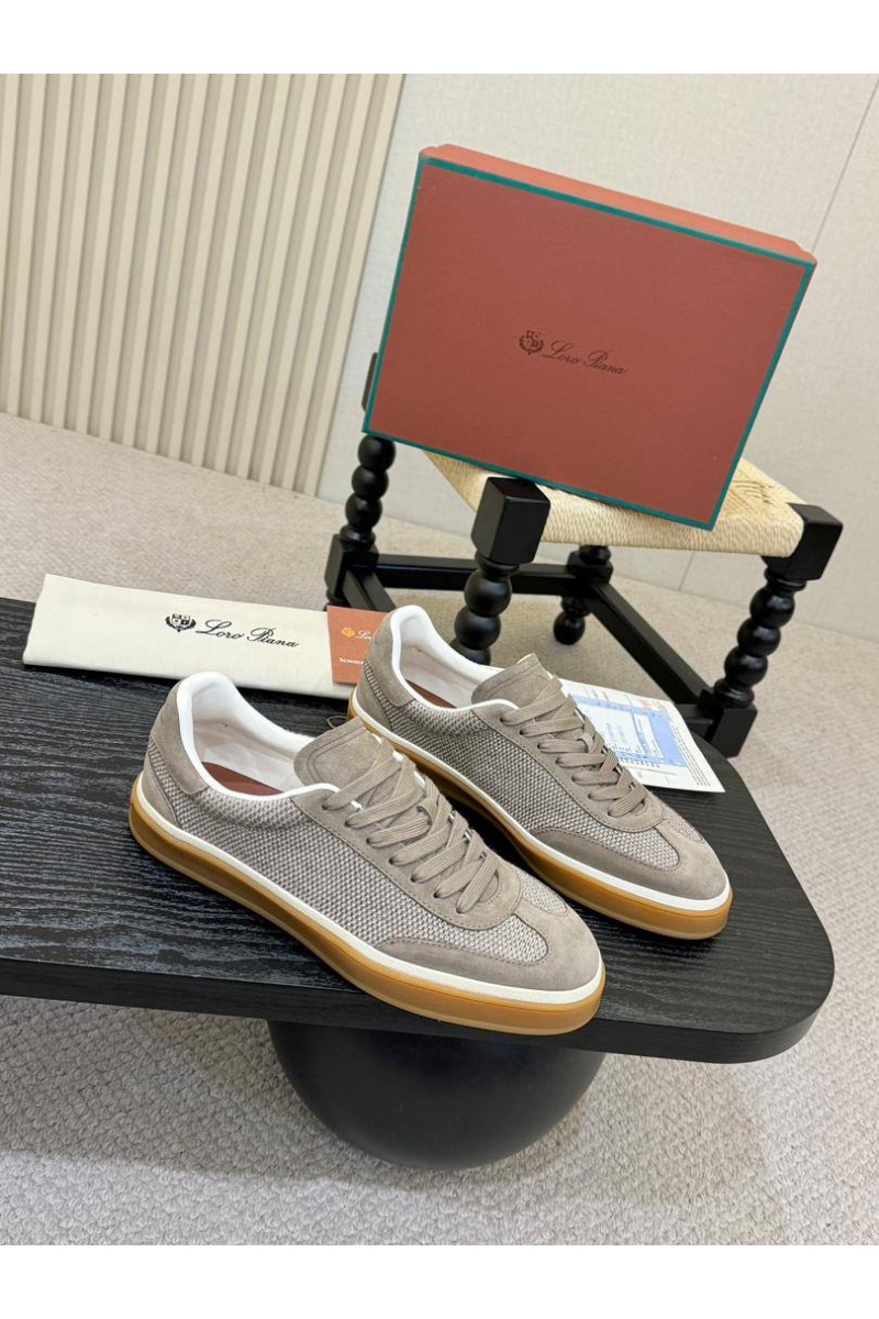 Loro Piana Мужские кроссовки Tennis Walk - Beige