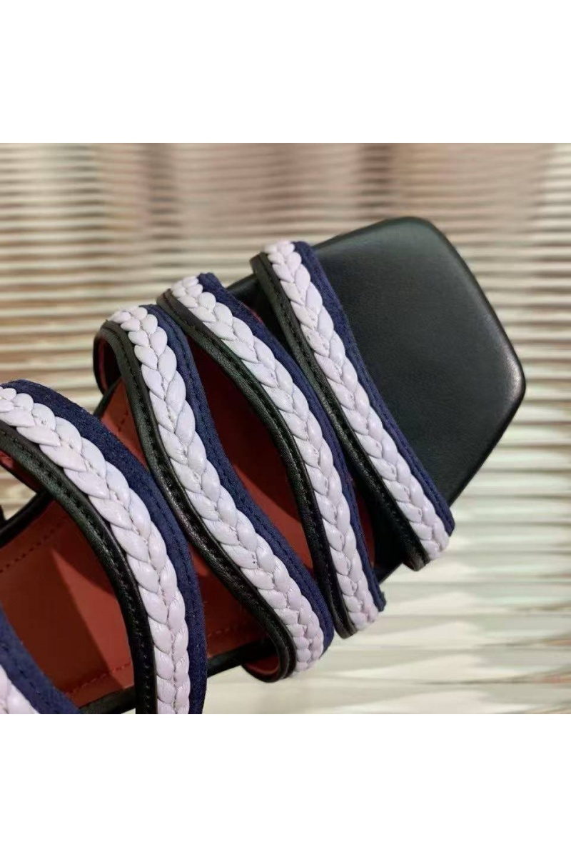 Loro Piana Женские кожаные сандалии Premium