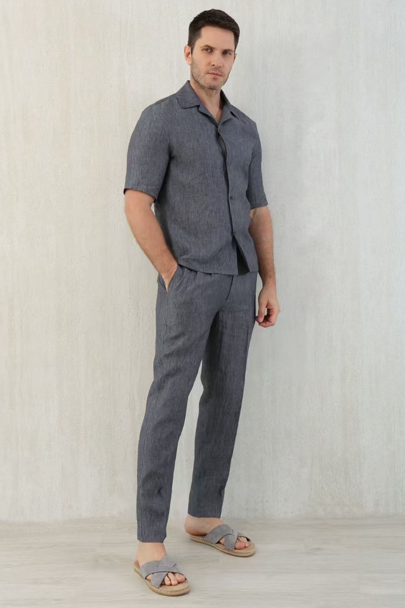 Brunеllо Сuсinеlli Льняные брюки Premium - Grey