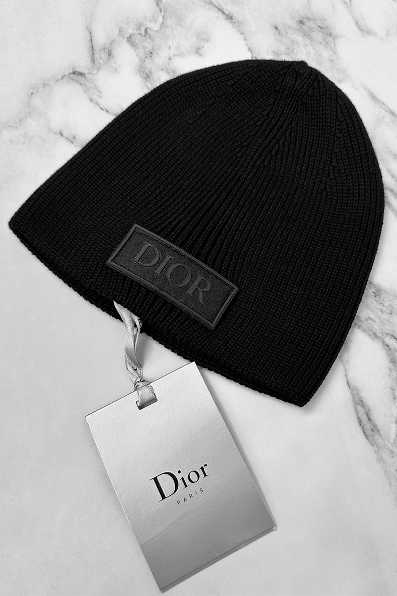 Dior Мужская шапка чёрного цвета