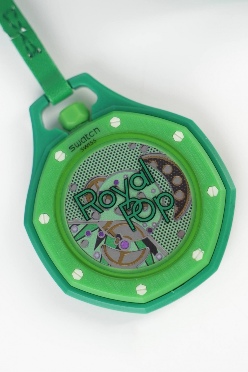 Designer Clothing Часы Audemars Piguet x Swatch "Royal Pop" Green Eight premium