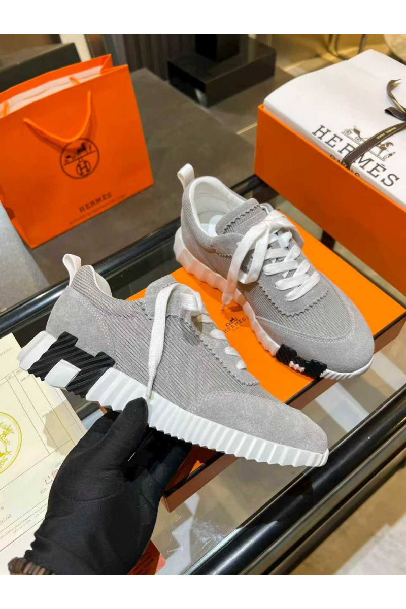 Hermes Женские комбинированные кроссовки Bouncing premium