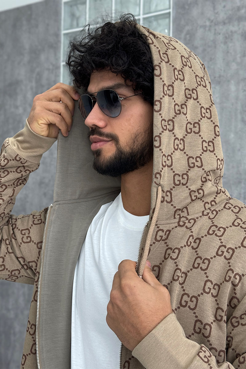 Gucci Двусторонняя кофта GG monogram - Beige