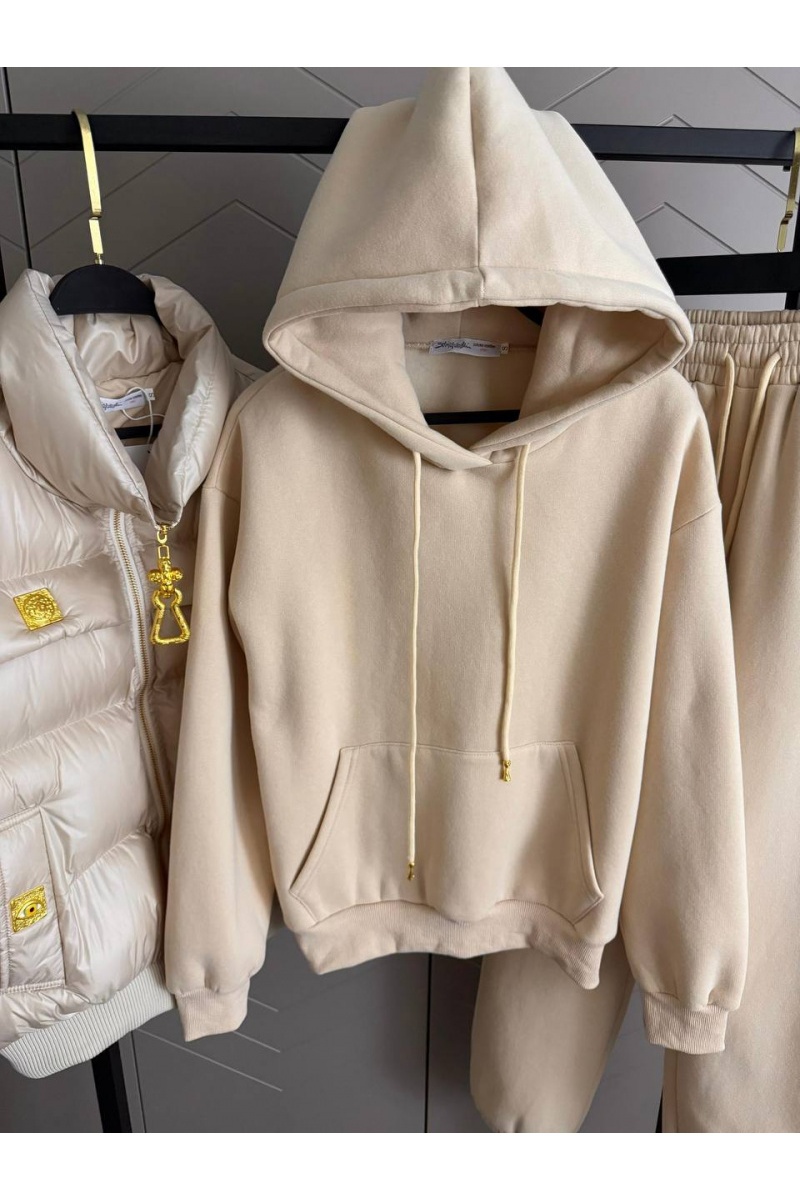 Schiaparelli Женский костюм тройка на флисе Premium - Beige