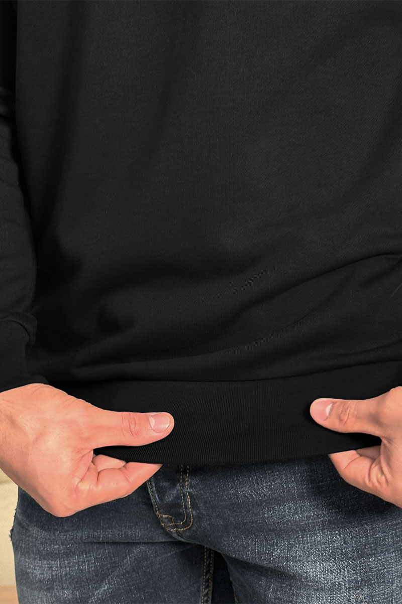 Emporio Armani EA7 Чёрный свитшот logo-print 