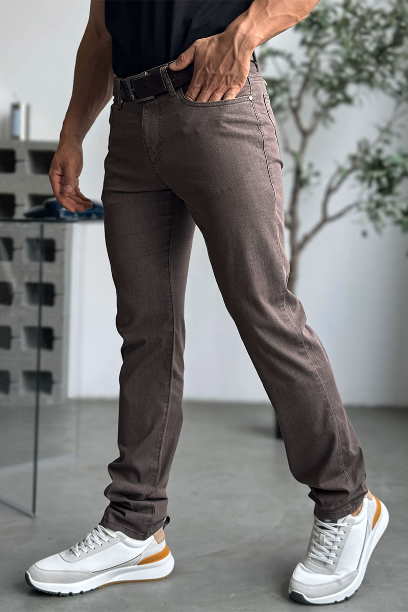  Мужские джинсы regular fit - Brown