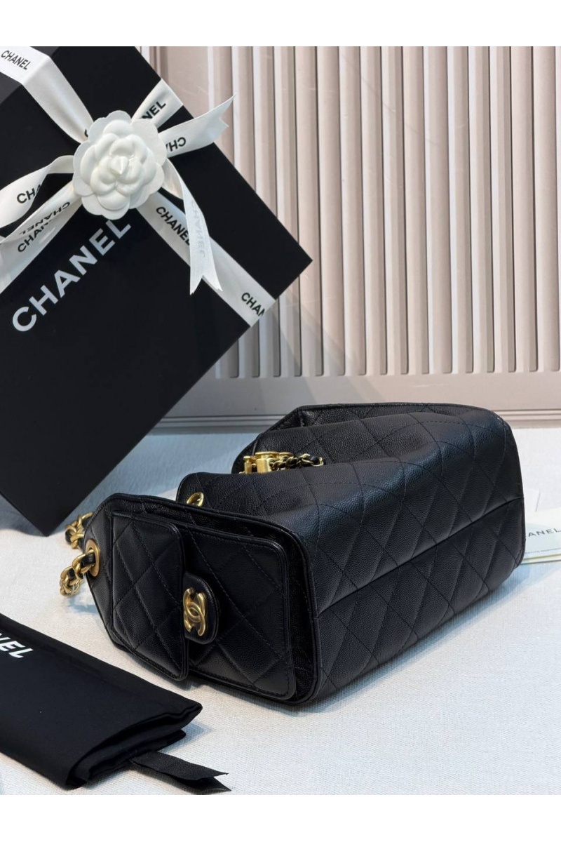 Chаnеl Кожаная сумка 25 Mini premium 20x22x12.5 см