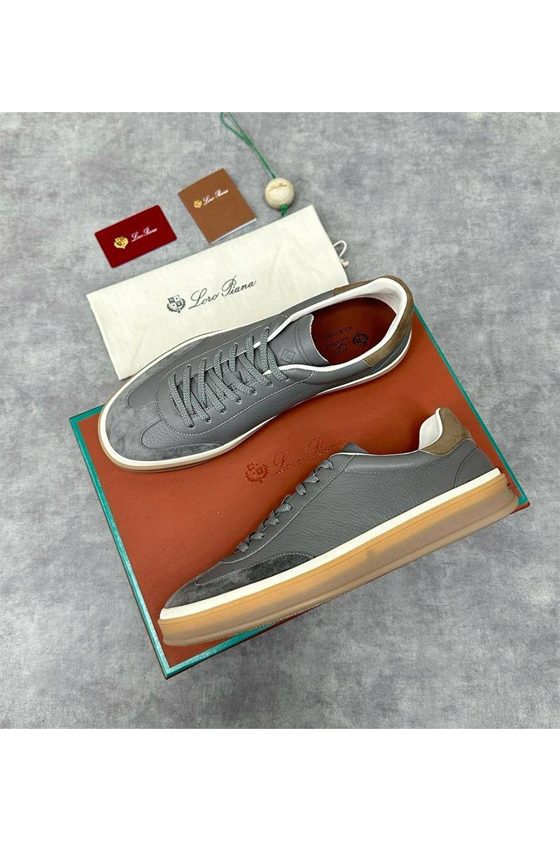 Loro Piana Мужские кроссовки Tennis Walk - Grey