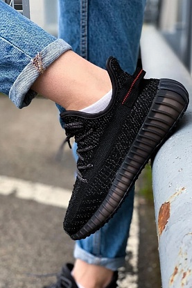 Кроссовки Yeezy Boost 350 V2 "Black" Reflective