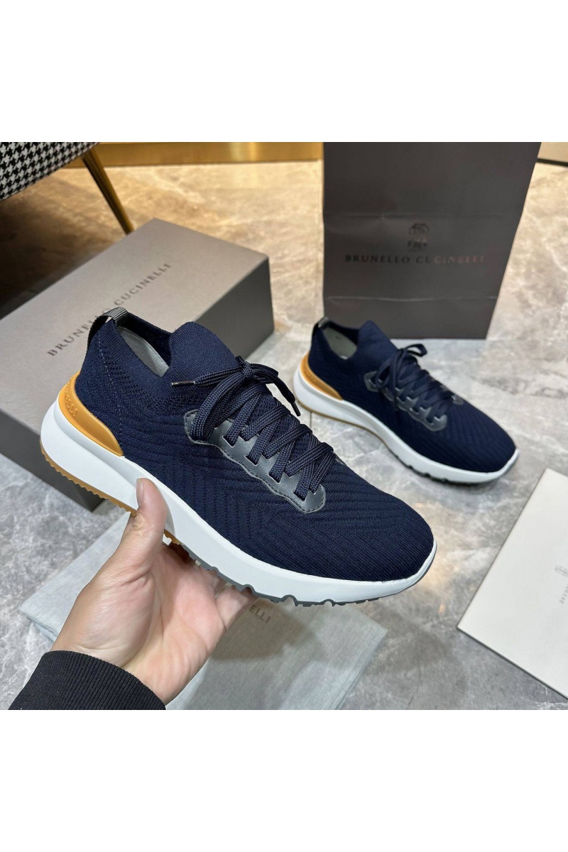 Brunеllо Сuсinеlli Мужские кроссовки knitted - Navy