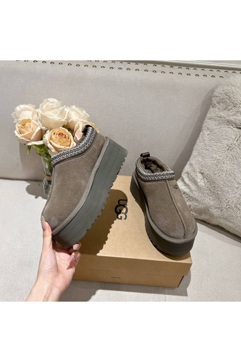 UGG Женские замшевые ботинки Tazz Platform - Brown