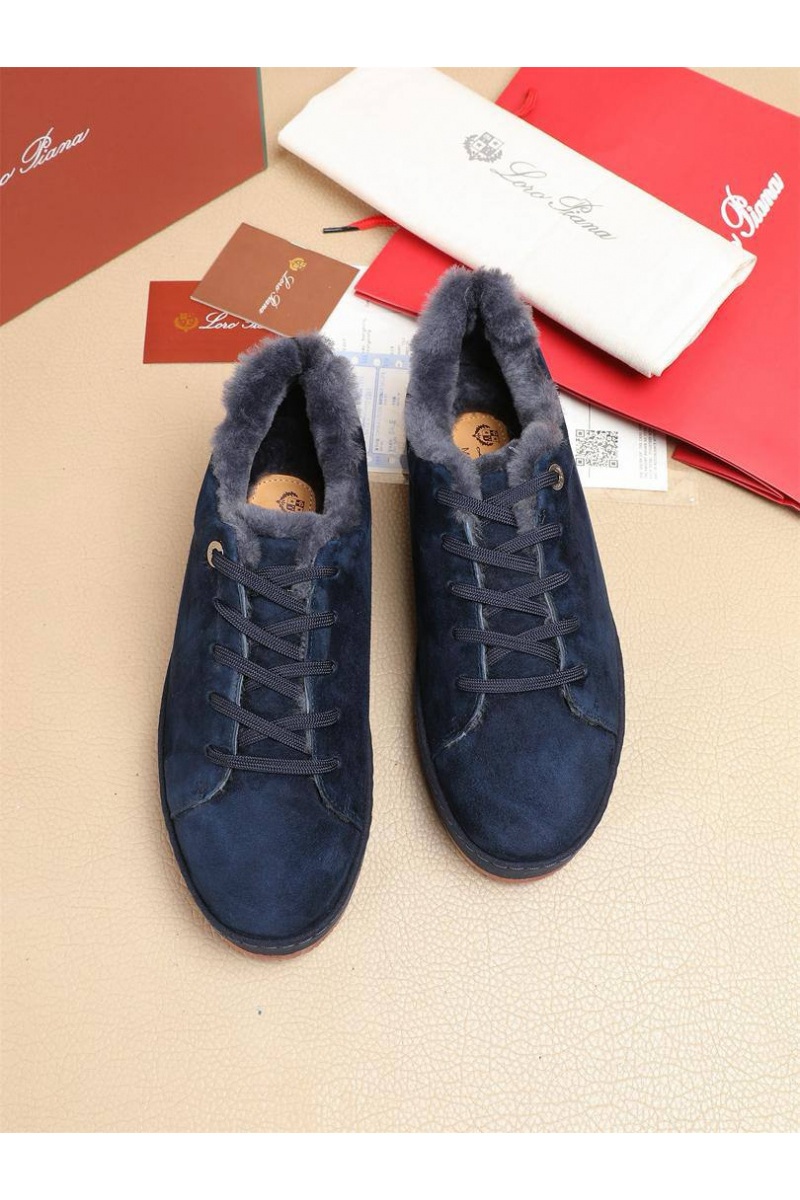 Loro Piana Зимние кроссовки с мехом 