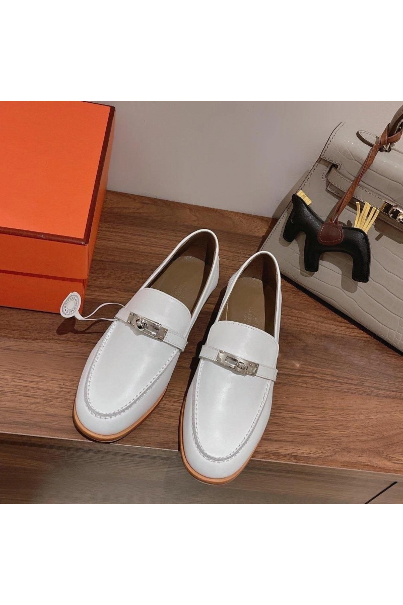 Hermes Женские кожаные лоферы 