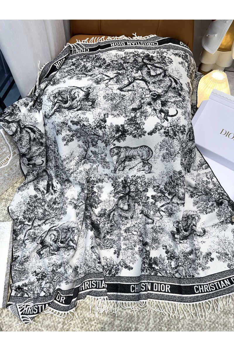 Dior Шарф Toile de Jouy Sauvage premium 140x140 см